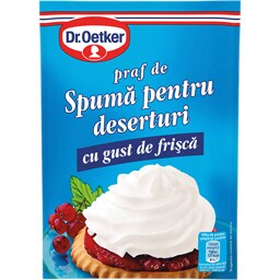 Praf de spuma pentru deserturi cu gust de frisca 48g