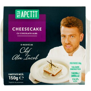 Mega Apetit | Cheesecake cu ciocolata alba 150g