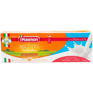 Plasmon | Biscuiti cu crema de lapte, +12 luni, 240g
