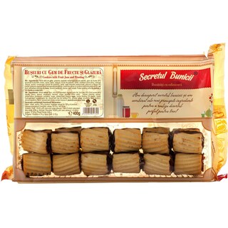 Secretul Bunicii | Buseuri cu gem de fructe si glazura 400g