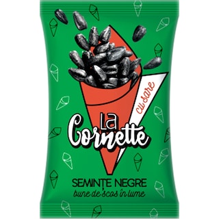 La Cornette | Seminte negre prajite, cu sare 100g