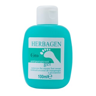 Herbagen | Gel antiperspirant pentru picioare 100ml