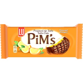 LU | PiM's | Prajitura tip Jaffa cu jeleu de portocale 147g