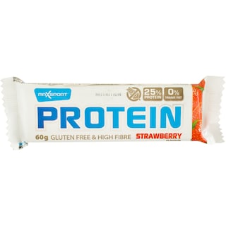 MaxSport | Baton proteic cu capsuni 60g