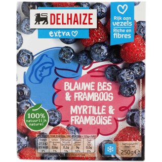 Delhaize | Afine si zmeura congelate 250g