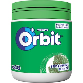 Orbit | Guma de mestecat Spearmint Bottle 84g
