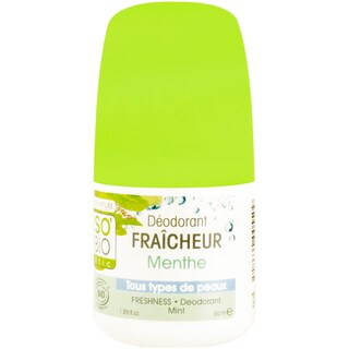 So'Bio | Deodorant cu pudra de bambus pentru piele normala si fara saruri, aluminiu, parabeni si parfum 50ml