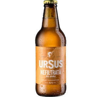 Ursus | Bere nefiltrata de grau 0.33L