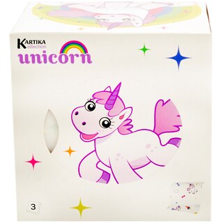 World Cart | Servetele uscate la cutie, unicorn 56 bucati