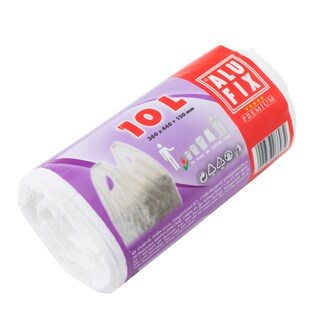 Alufix | Saci menajeri cu maner 10L, 40 bucati