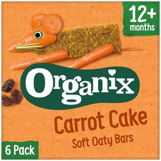 Organix | Batoane ecologice pentru copii 12+ din ovaz cu morcov si mere 180g