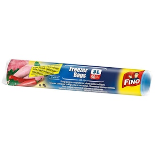 Fino | Pungi pentru congelator 3L, 50 bucati