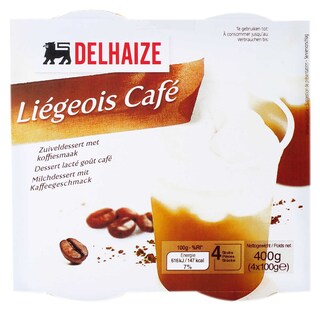 Delhaize | Desert Liegeois cu cafea 4x100g