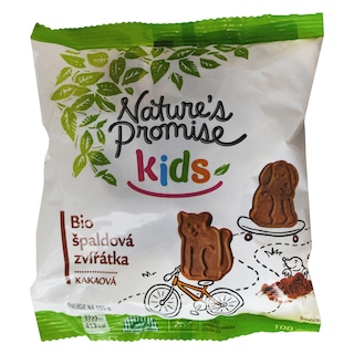 Nature's Promise Kids | Biscuiti eco cu cacao si spelta 100g