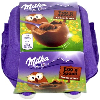 Milka | Oua de ciocolata cu crema de cacao 136g
