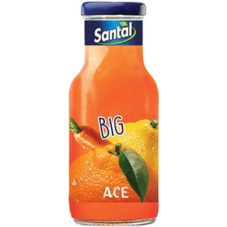 Santal | Bautura racoritoare necarbogazoasa cu suc de portocale, lamaie si morcovi 250ml