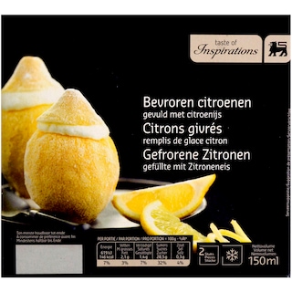 Taste of Inspirations | Lamai cu inghetata de lamai, 2 bucati, 150ml