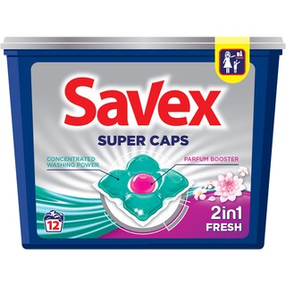 Savex | Detergent 2in1 Fresh, 12 capsule