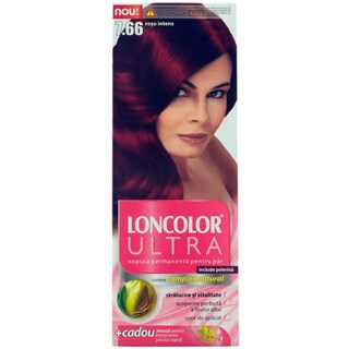 Loncolor | Ultra | Vopsea pentru par Rosu Intens 7.66