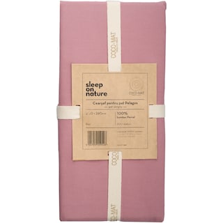 COCO-MAT | Cearsaf pentru pat, 200x260cm, roz