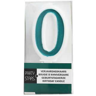 Party Stars | Lumanare aniversara cifra 0