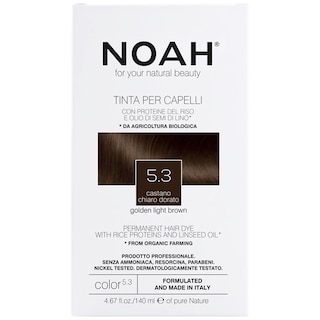 Noah | Vopsea de par fara amoniac, Saten auriu deschis 5.3