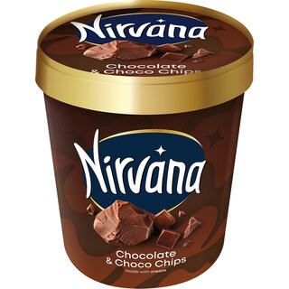 Nirvana | Inghetata Chocolate & Choco Chips 578g