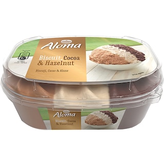 Aloma | Inghetata cu biscuiti, cacao si alune 433g