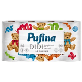 Pufina | Didi | Hartie igienica 3 straturi 8 role