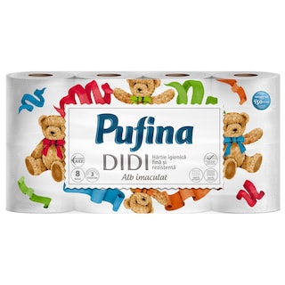 Pufina | Didi | Hartie igienica 3 straturi 8 role