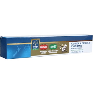 Manuka Health | Pasta de dinti fara fluor, cu miere Manuka MGO 400+ si ulei de arbore de ceai 100g