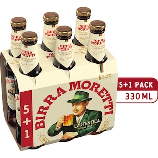 Birra Moretti | Bere blonda 5+1x330ml