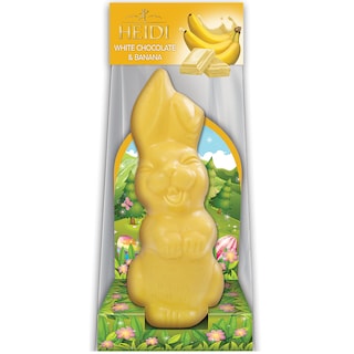 Heidi | Iepuras ciocolata alba cu banane 75g