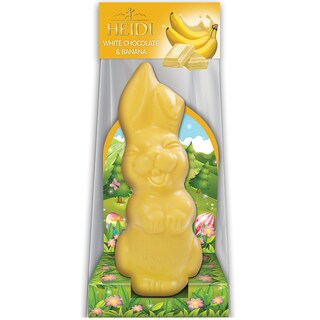 Heidi | Iepuras ciocolata alba cu banane 75g