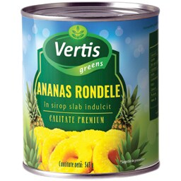 Ananas rondele 565g