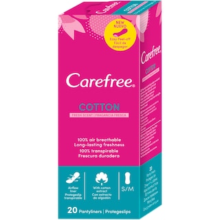 Carefree | Absorbante zilnice Panty liners 20 bucati