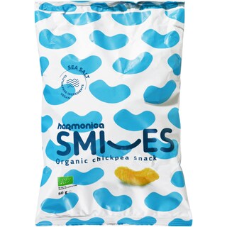 Smiles | Pufuleti bio din naut cu sare de mare 50g