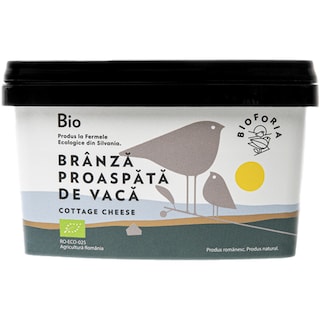 Bioforia | Branza proaspata de vaca 400g