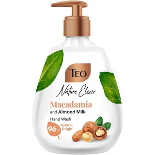 Teo | Sapun lichid Macadamia and Almond Milk 300ml