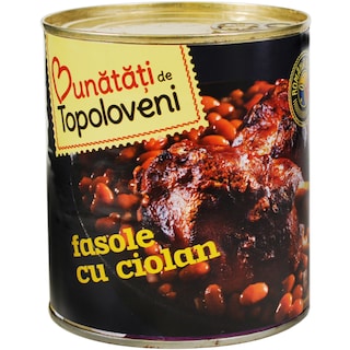 Bunatati de Topoloveni | Fasole cu ciolan 800g