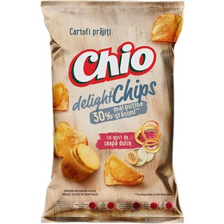 Chio | Chips din cartofi prajiti, cu gust de ceapa dulce 125g