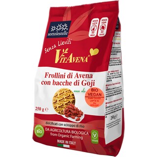 Sottolestelle | Biscuiti bio cu ovaz si goji 250g