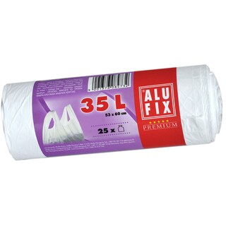 Alufix | Saci de menaj cu maner 35l 25 bucati