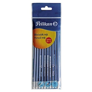Pelikan | Creioane de grafit HB cu radiera