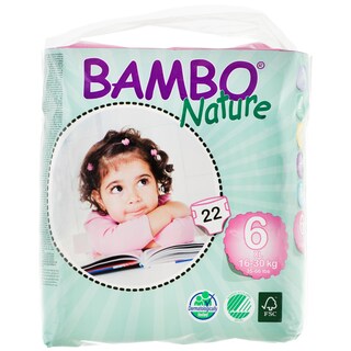 Bambo Nature | Scutece eco XL 22 bucati