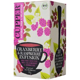 Ceai bio Cranberry & Raspberry 20x2.5g