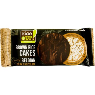 Rice Up | Rondele din orez cu ciocolata belgiana neagra 90g