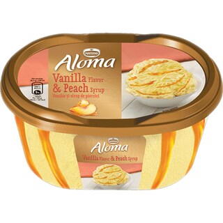 Aloma | Inghetata cu aroma de vanilie si sirop de piersici 500g
