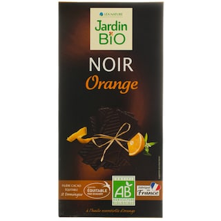 Jardin Bio' | Ciocolata eco neagra cu portocale 100g