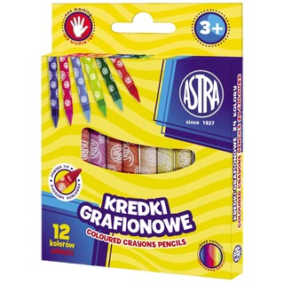 Astra | Creioane cerate, 12 culori